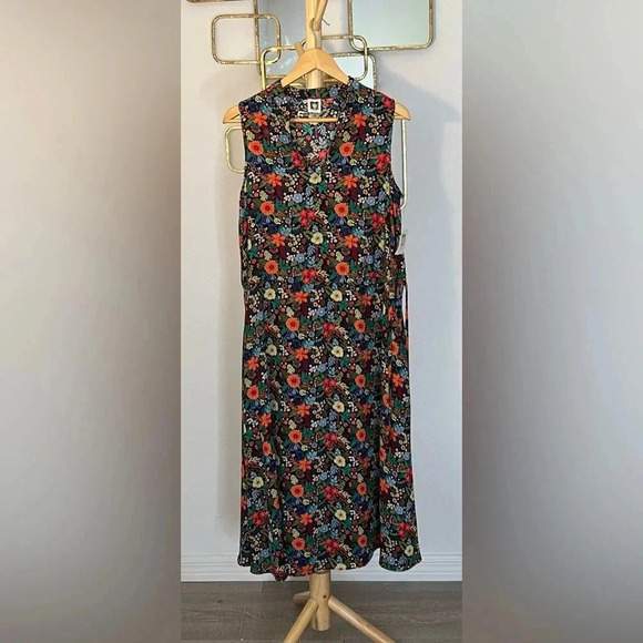 Ann Klein Dress Floral Size 10 NWT - Picture 4 of 15